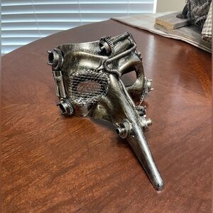 Raven Skull Long Nose Steampunk Party Mask masquerade